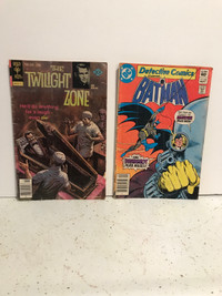 Comic Books - The Twilight Zone & Batman