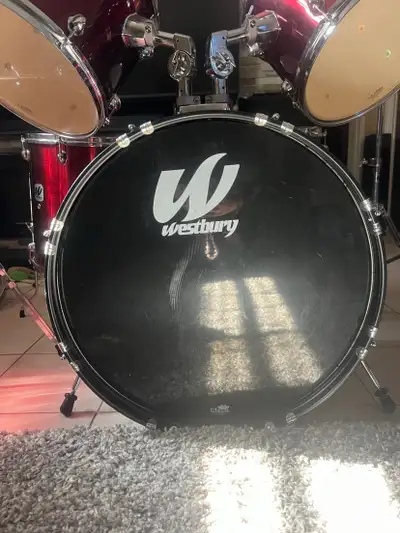 WESTBURY 5 PCS DRUM SET/BATTERIE 5 MORCEAUX, View more