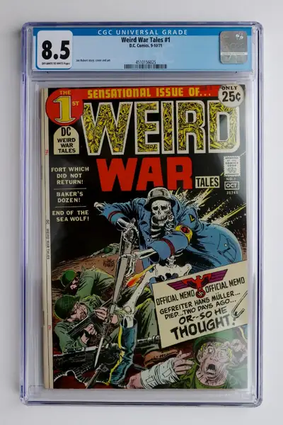 Weird War Tales 1 (1971) in CGC 8.5 DC Comics, View more