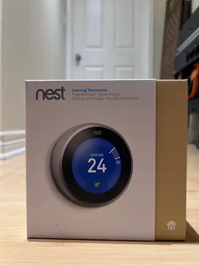 Google Nest Learning Thermostat (3rd Gen) - Very Good Condition, View more