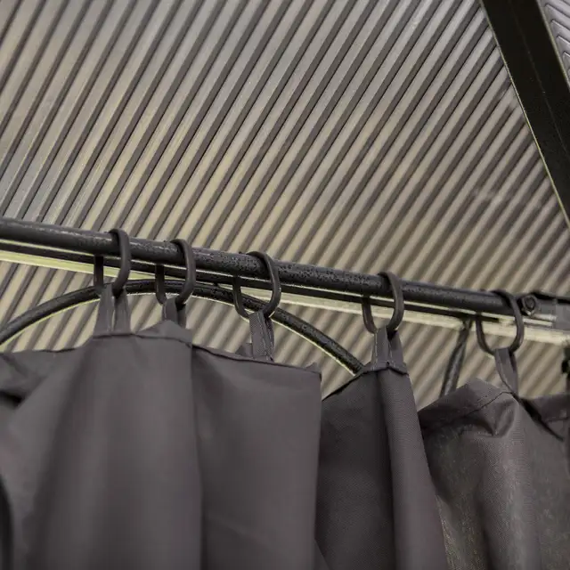 10' x 10' Polycarbonate Hardtop Gazebo, Outdoor Patio Gazebo in Patio & Garden Furniture in Markham / York Region - Image 10