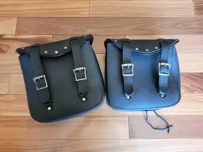 Great used condition, with minor wear. Strap also included, photo not shown. Each approx: 9" length...