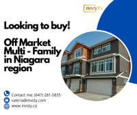 Looking to buy off market Multi -Family in Niagara Region