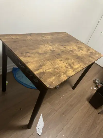 Rustic Wood Computer Desk – Great Condition, View more
