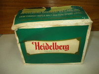 1970 Vintage Heidelberg Ale 6 Pack 12oz BeerBottle Stubby Carton