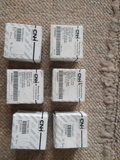 Six unused 203pp or 6203-2rs bearings. Made in the USA by Fafnir. The same bearing made by Timken co...