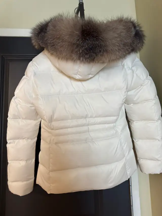 MONCLER Boed Shearling-Trimmed Down Jacket Women ivory colour in Women's - Tops & Outerwear in City of Toronto - Image 5