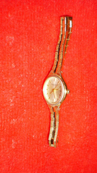 Caravelle Dress Watch with Safety Chain