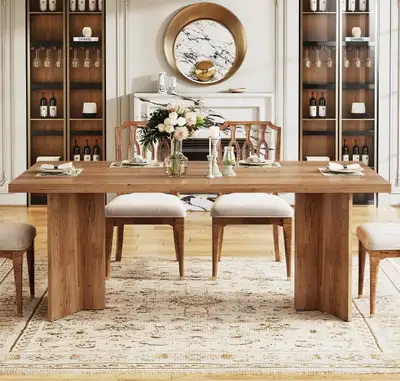 BRAND NEW Modern Wood Dining Table, View more