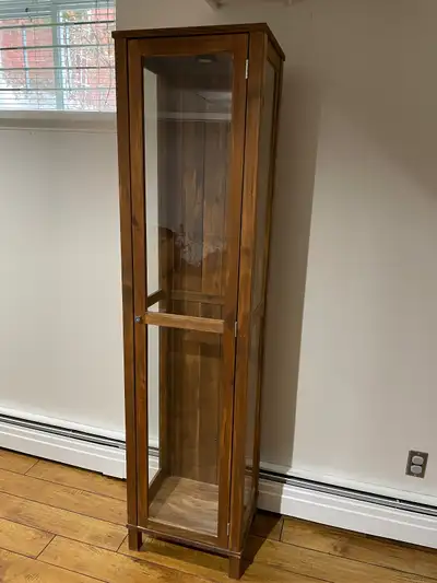 Glass and wood cabinet, View more