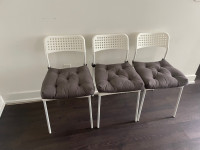 Ikea Chairs with Chair pads (3 units)