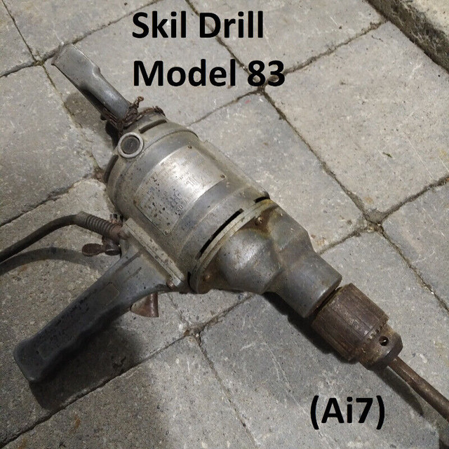 Vintage Drill - Skill Model 83, Heavy Duty, 3/4 Inch in Power Tools in Markham / York Region - Image 3