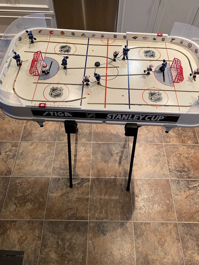 Table Top Hockey game with stand  in Toys & Games in Peterborough - Image 2