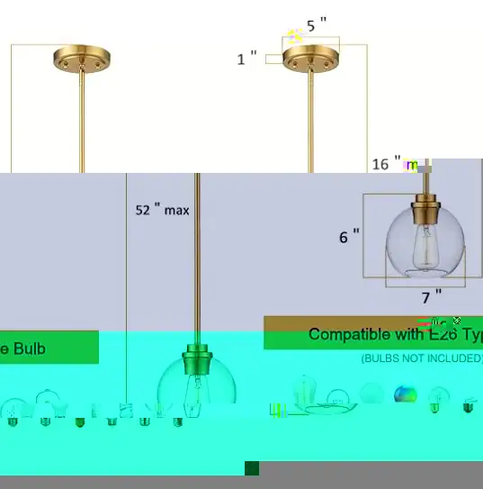 Gold Pendant Light Fixtures with Adjustable Hanging length $45 in Indoor Lighting & Fans in Brantford - Image 7