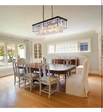 Wellmet Black Crystal Chandelier, View more