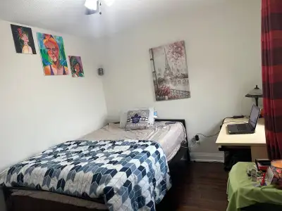 Looking for 2 friends,sisters or classmates for a shared room upstairs. Fully furnished room with Qu...