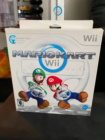 Selling a complete in big box Mario kart wii. Box is in excellent shape and displays great in any ga...