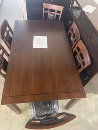 JURA Table with 6 Chairs for $699