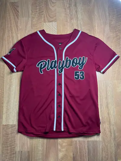 PLAYBOY Baseball Jersey (L - PLAYBOY OFFICIAL), View more