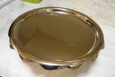 Scalloped Footed DESSERT Stand, View more