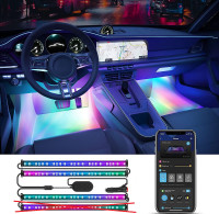 Govee RGBIC Car LED Strip Lights, Smart Interior Car Lights