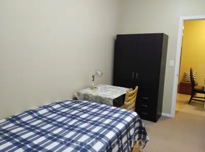 1) 1st floor bedroom, face to west, share washroom with another male SFU student. 2) Convenient loca...