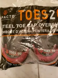 Brand New TOES2GO Steel Toe Cap Over Shoe / Boot 