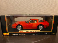 Maisto Special Edition 1996 Corvette Coupe Diecast Red