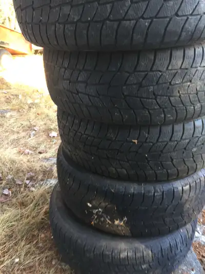 Tires came off 2016 Chevy Cruise - 4 are Mounted on Rims and Balanced with 5-Bolt Pattern - Good Con...