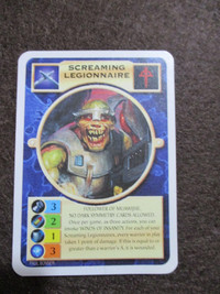 Carte Sceaming Legionnaire  Card