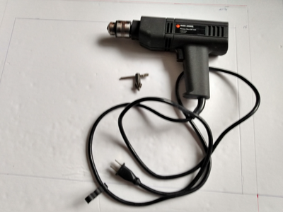 BLACK AND DECKER 1200 RPM LIGHT WEIGHT CORDED POWER DRILL CHUCK, View more