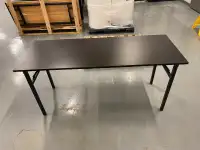 Folding office tables