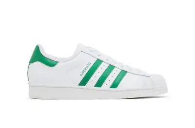 Adidas Superstar Men’s Size 11.5 White / Green, View more