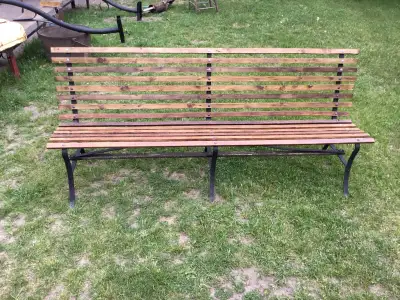 Long Railway Bench $300 In good condition. Came from Toronto Railway Station. Great collectible item...