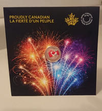 Royal Canadian Mint Proudly Canadian $5 Fine Silver Coin