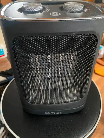 For Living Oscillating Ceramic Space Heater w/Thermostat, 1500W Adjustable thermostat Thermal cut-of...