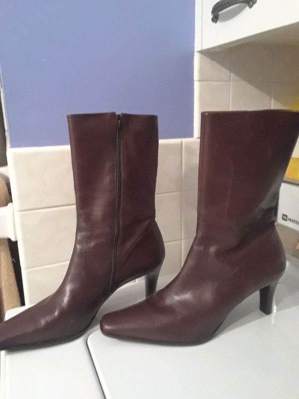 Bottes ou bottillons, Cuir, Femme,12 M, Gianni Fermani dans Femmes - Chaussures  à Sherbrooke