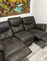 Practically new couch, sides fold out