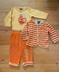 Baby Fish 3-Piece Outfit, 6-9 months