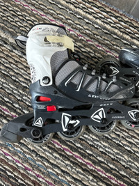 Firefly in-line skates. “Rollerblades” kid’s adjustable 29-30 