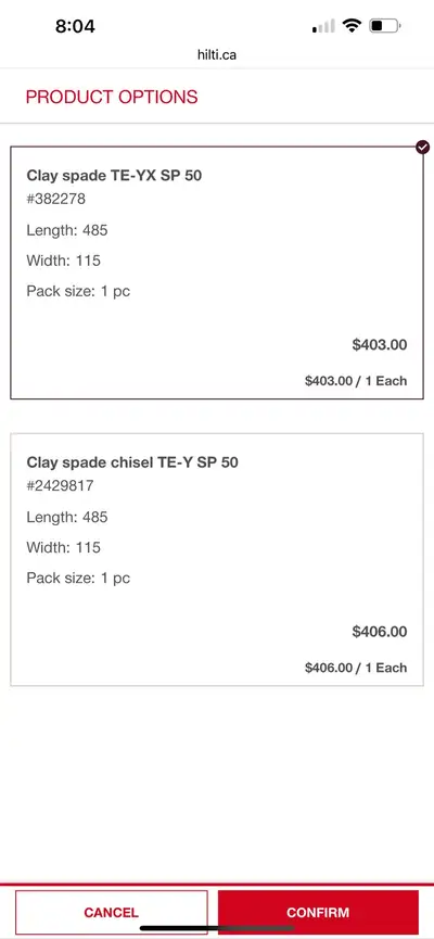 Extra-sharp SDS Max (TE-Y) clay spade chisel bit for digging and, View more