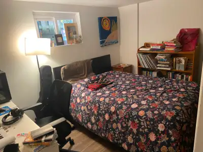 OFFERING UNIT: 1 bedroom in a 2 bedroom basement unit (part of a 3 level detached house) for MARCH 1...