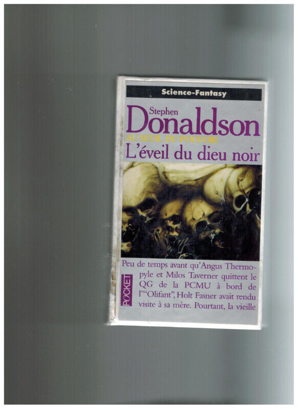 livre Au seuil du pouvoir par Stephen Donaldson dans Ouvrages de fiction  à Longueuil/Rive Sud