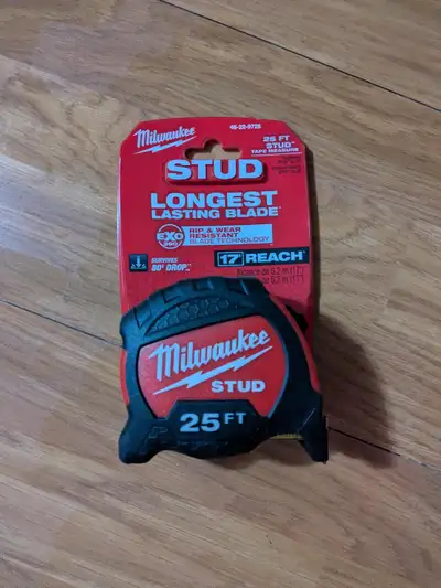 Milwaukee Tool 25 ft. Gen II STUD Tape Measure with 17 ft. Reach, View more