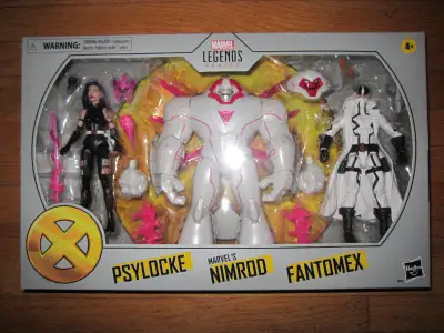 Psylocke Nimrod Fantomex Marvel Legends X-Men 3pack, View more
