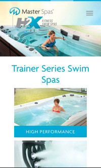 Master Spa H2X Trainer 12 Swim Spa