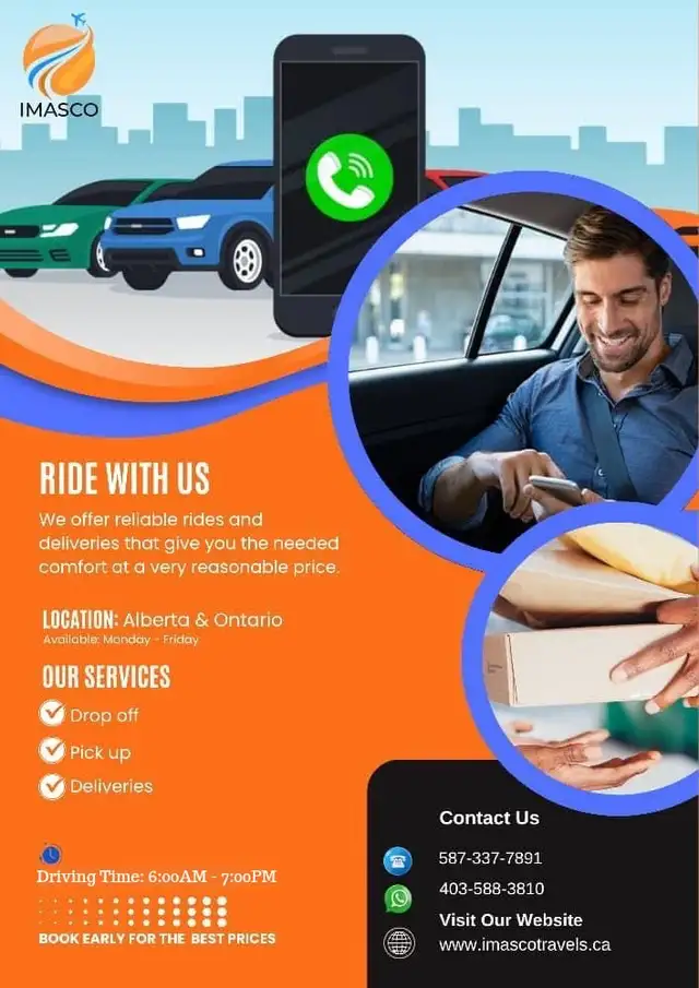 Rideshare offer available within Alberta64520050491011120