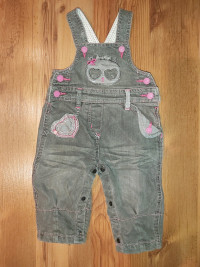 Salopette en jeans pour bébé fille 6-9 mois marque Souris Mini