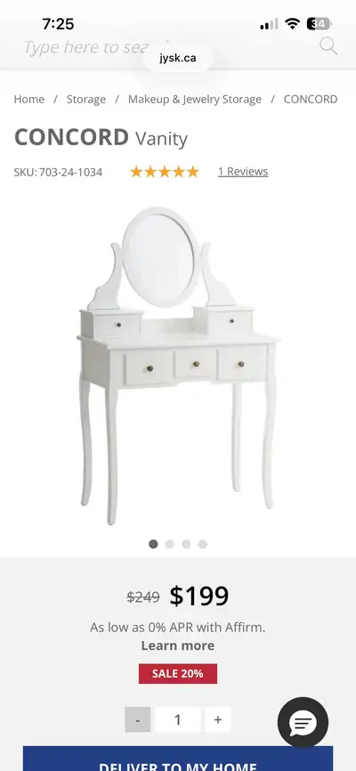 Vanity makeup table, View more