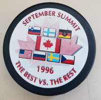 1996 September Summit Hockey Puck - $20